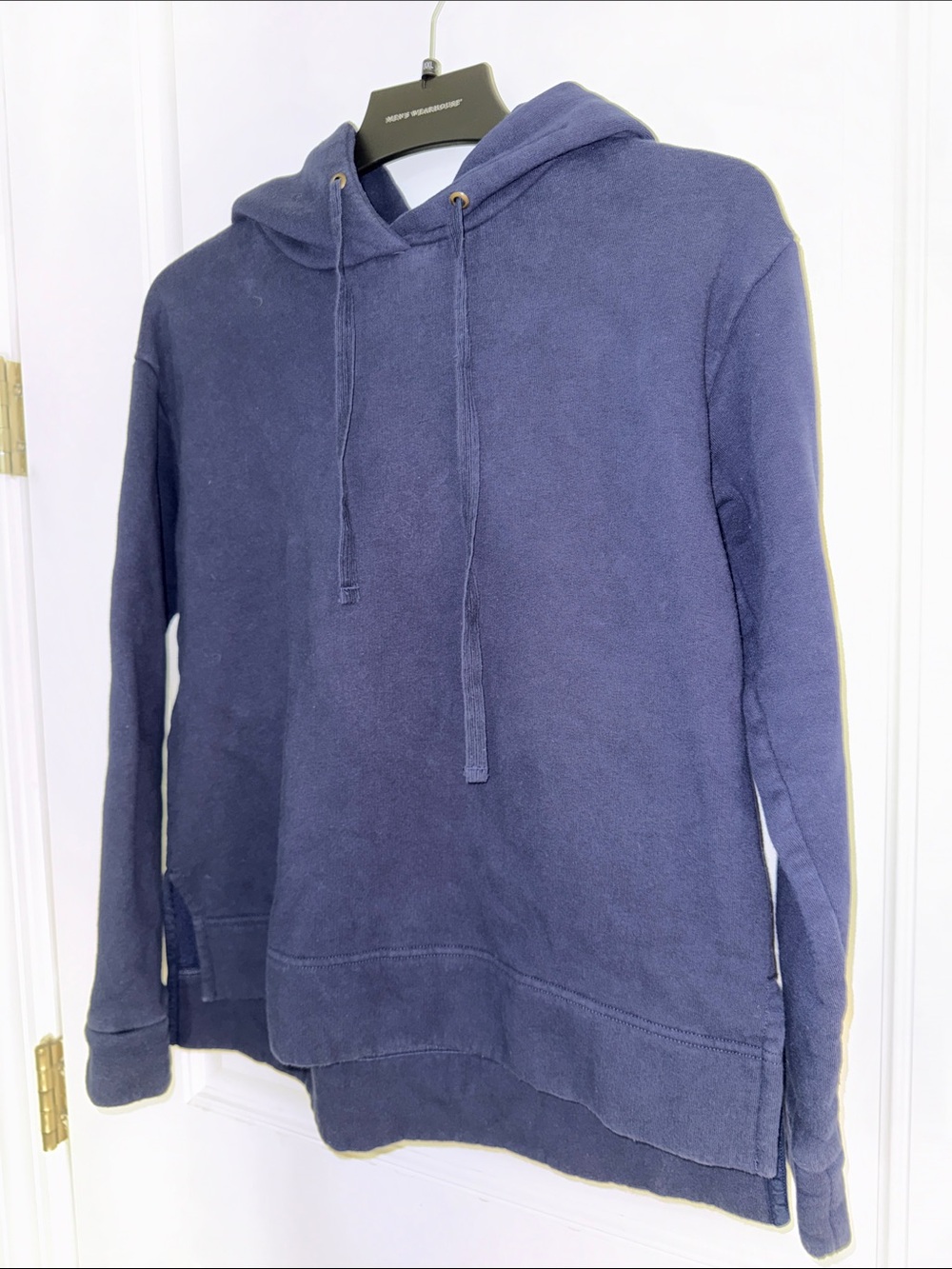 J. Crew WoMen's Navy Hooded Pullover Sweatshirt size X Small